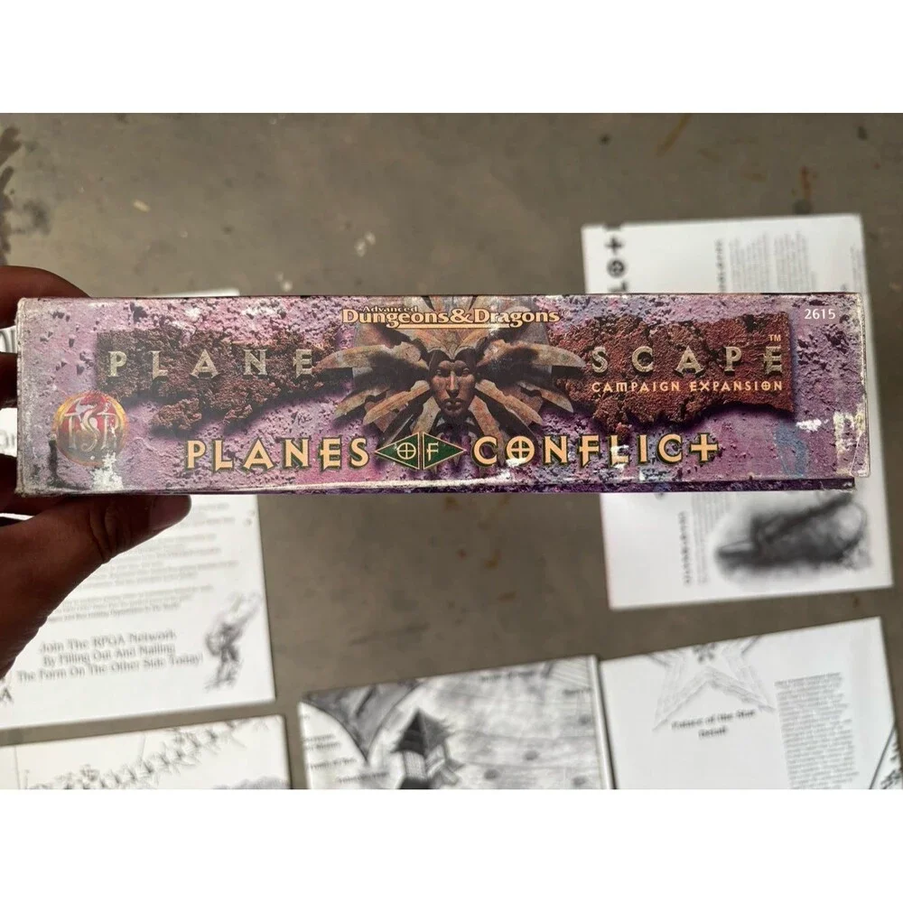 PLANES OF CONFLICT BOX SET Planescape Dungeons & Dragons AD&D TSR 1995 VERY RARE